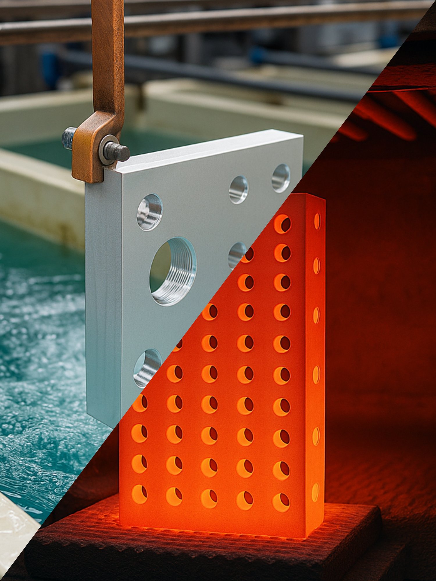 Surface And Heat-treated metal components